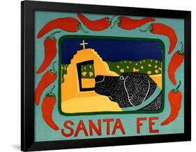 Santa Fe Black-Stephen Huneck-Framed Giclee Print