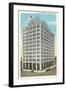 Santa Fe Building, Amarillo-null-Framed Art Print