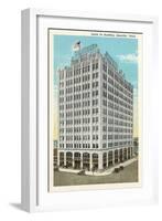 Santa Fe Building, Amarillo-null-Framed Art Print