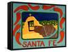Santa Fe Choc-Stephen Huneck-Framed Stretched Canvas