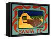 Santa Fe Choc-Stephen Huneck-Framed Stretched Canvas