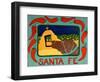 Santa Fe Choc-Stephen Huneck-Framed Giclee Print