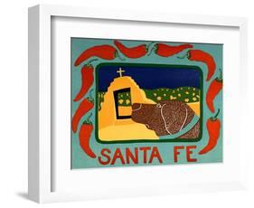 Santa Fe Choc-Stephen Huneck-Framed Giclee Print