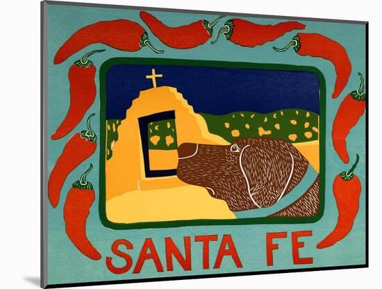 Santa Fe Choc-Stephen Huneck-Mounted Giclee Print