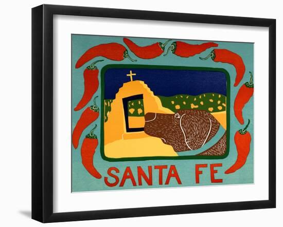 Santa Fe Choc-Stephen Huneck-Framed Giclee Print