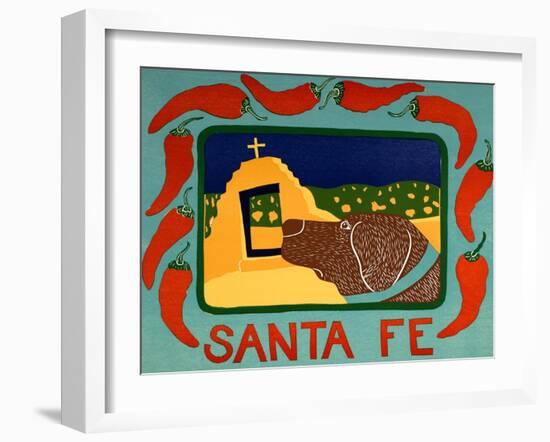 Santa Fe Choc-Stephen Huneck-Framed Giclee Print