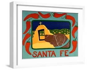 Santa Fe Choc-Stephen Huneck-Framed Giclee Print