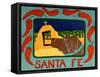 Santa Fe Choc-Stephen Huneck-Framed Stretched Canvas