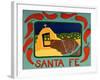 Santa Fe Choc-Stephen Huneck-Framed Giclee Print