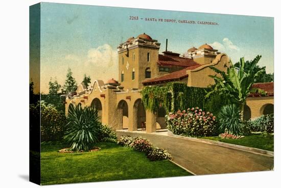 Santa Fe Depot, Oakland, California, 1912-null-Stretched Canvas