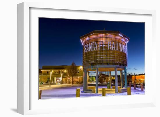 Santa Fe, New Mexico: District Known As The "Rail Yard" For The Train Tracks That Run Through It-Ian Shive-Framed Photographic Print