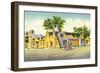 Santa Fe, New Mexico, Exterior View of the Art Museum-Lantern Press-Framed Art Print