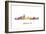 Santa Fe New Mexico Skyline-Marlene Watson-Framed Giclee Print