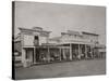 Santa Fe, New Mexico Territory Street Scene-D.B. Chase-Stretched Canvas