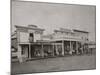 Santa Fe, New Mexico Territory Street Scene-D.B. Chase-Mounted Art Print