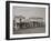 Santa Fe, New Mexico Territory Street Scene-D.B. Chase-Framed Art Print