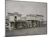 Santa Fe, New Mexico Territory Street Scene-D.B. Chase-Mounted Art Print