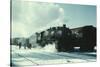 Santa Fe R.R. Freight Train-Jack Delano-Stretched Canvas