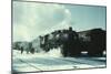 Santa Fe R.R. Freight Train-Jack Delano-Mounted Art Print