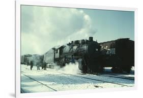 Santa Fe R.R. Freight Train-Jack Delano-Framed Art Print