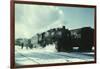 Santa Fe R.R. Freight Train-Jack Delano-Framed Art Print