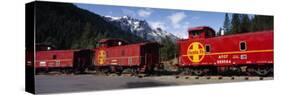 Santa Fe Railroad, Shasta-Trinity National Forest, California, USA-null-Stretched Canvas