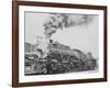 Santa Fe Railroad Steam Engine-null-Framed Photographic Print