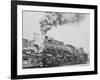 Santa Fe Railroad Steam Engine-null-Framed Photographic Print