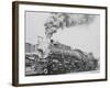 Santa Fe Railroad Steam Engine-null-Framed Photographic Print