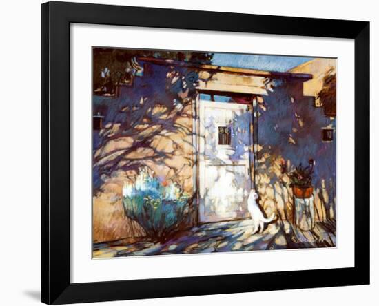 Santa Fe Shadows-Gary Blackwell-Framed Art Print