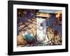 Santa Fe Shadows-Gary Blackwell-Framed Art Print