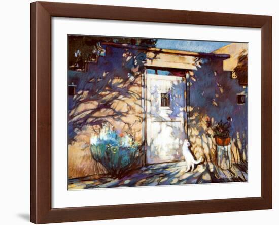 Santa Fe Shadows-Gary Blackwell-Framed Art Print