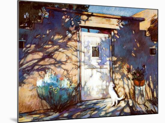 Santa Fe Shadows-Gary Blackwell-Mounted Art Print