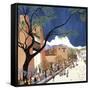 Santa Fe Smiling-Kristin Nelson-Framed Stretched Canvas