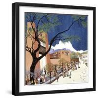 Santa Fe Smiling-Kristin Nelson-Framed Premium Giclee Print