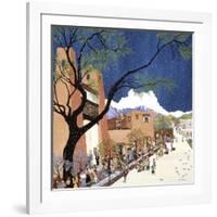 Santa Fe Smiling-Kristin Nelson-Framed Giclee Print