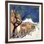 Santa Fe Smiling-Kristin Nelson-Framed Giclee Print