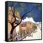 Santa Fe Smiling-Kristin Nelson-Framed Stretched Canvas