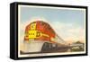 Santa Fe Streamlined Train-null-Framed Stretched Canvas