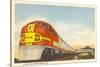 Santa Fe Streamlined Train-null-Stretched Canvas