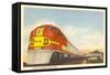 Santa Fe Streamlined Train-null-Framed Stretched Canvas