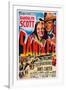 Santa Fe, Top from Left: Janis Carter, Randolph Scott, 1951-null-Framed Art Print