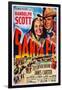 Santa Fe, Top from Left: Janis Carter, Randolph Scott, 1951-null-Framed Art Print