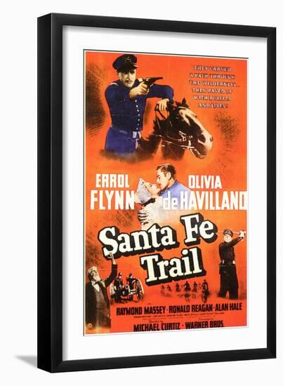 Santa Fe Trail, 1940-null-Framed Art Print