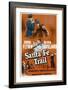Santa Fe Trail, Errol Flynn, (Poster), 1940-null-Framed Art Print