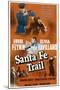 Santa Fe Trail, Errol Flynn, (Poster), 1940-null-Mounted Art Print