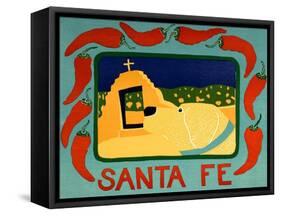 Santa Fe Yellow-Stephen Huneck-Framed Stretched Canvas