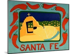 Santa Fe Yellow-Stephen Huneck-Mounted Giclee Print