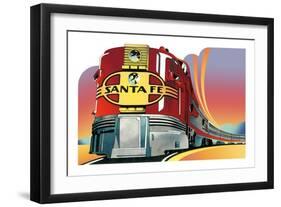 Santa Fe-David Chestnutt-Framed Giclee Print