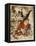 Santa Filling Stockings-Arthur Rackham-Framed Stretched Canvas